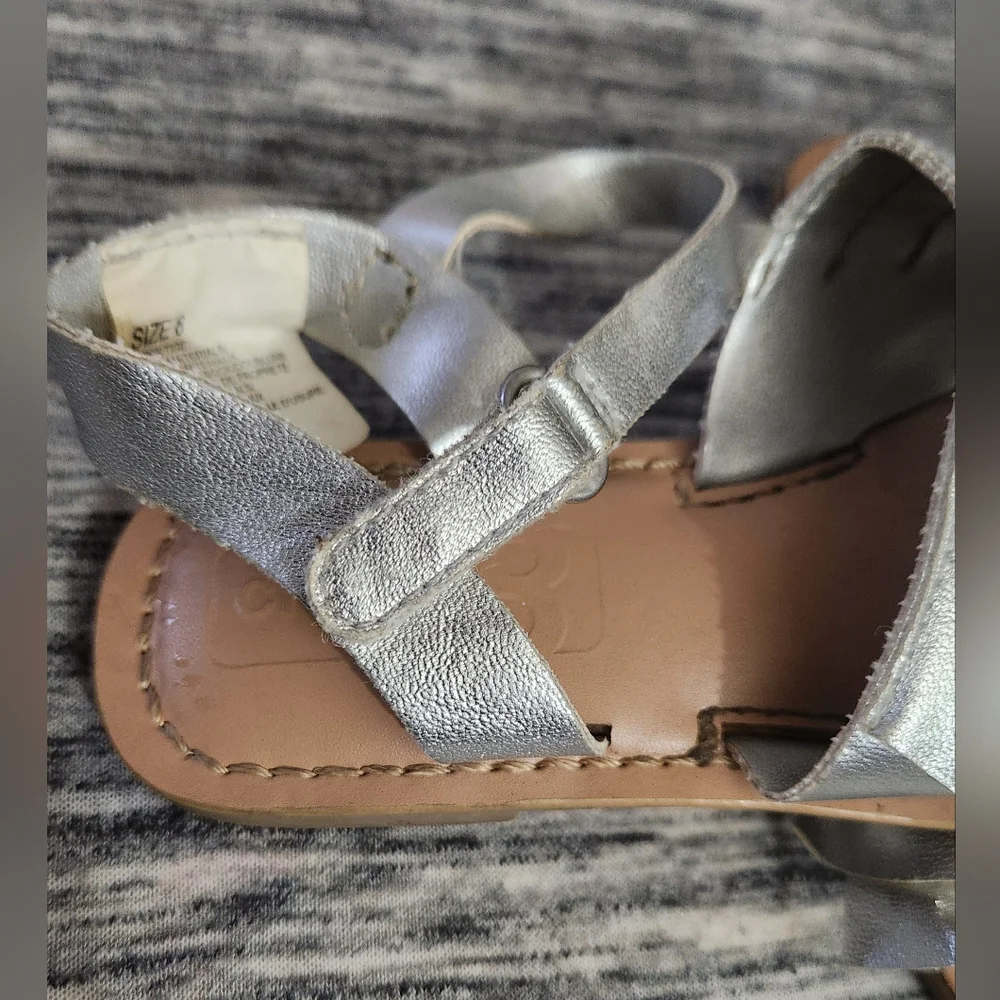 Crazy 8 Toddler Silver Sandals